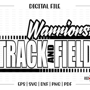 Warriors track svg