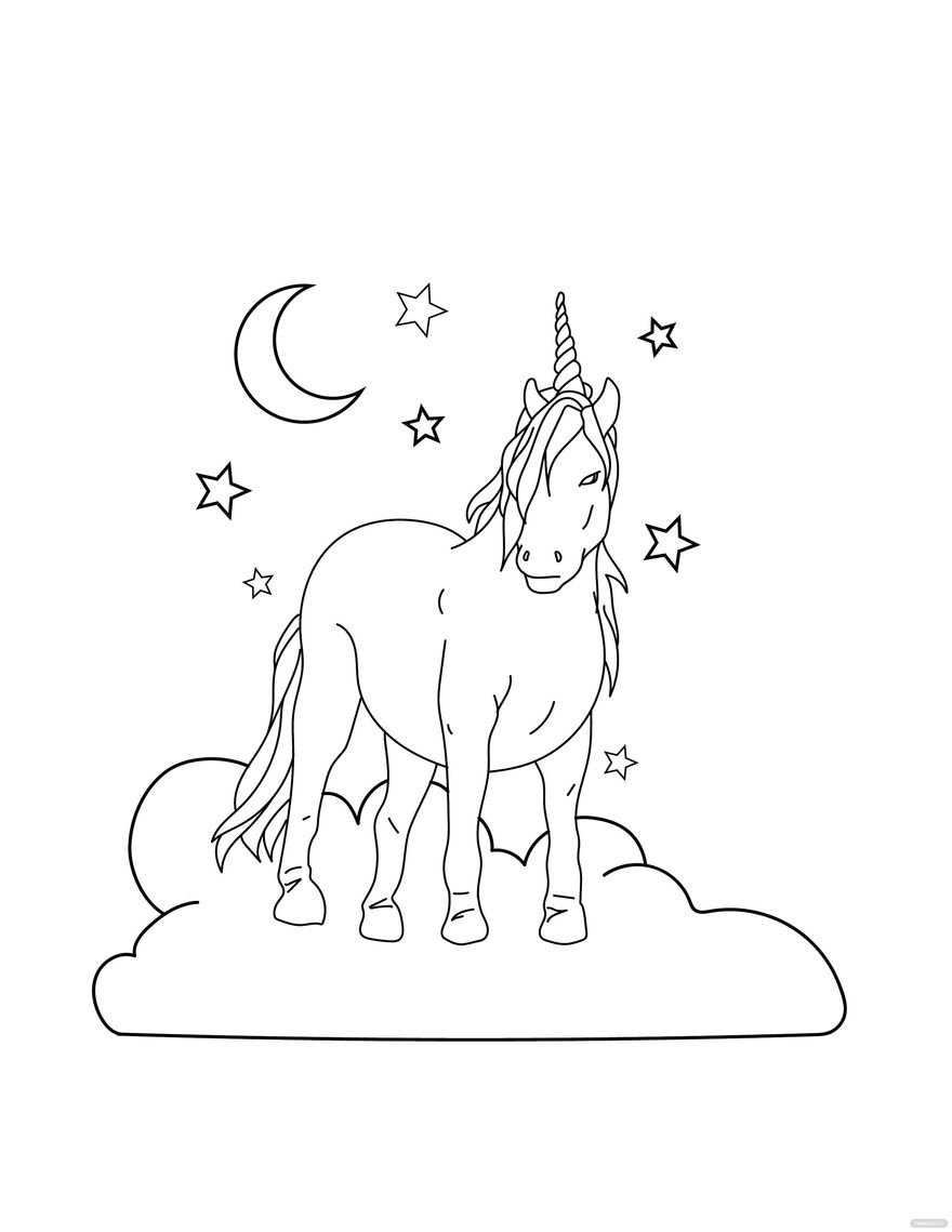 Horse in svg vector