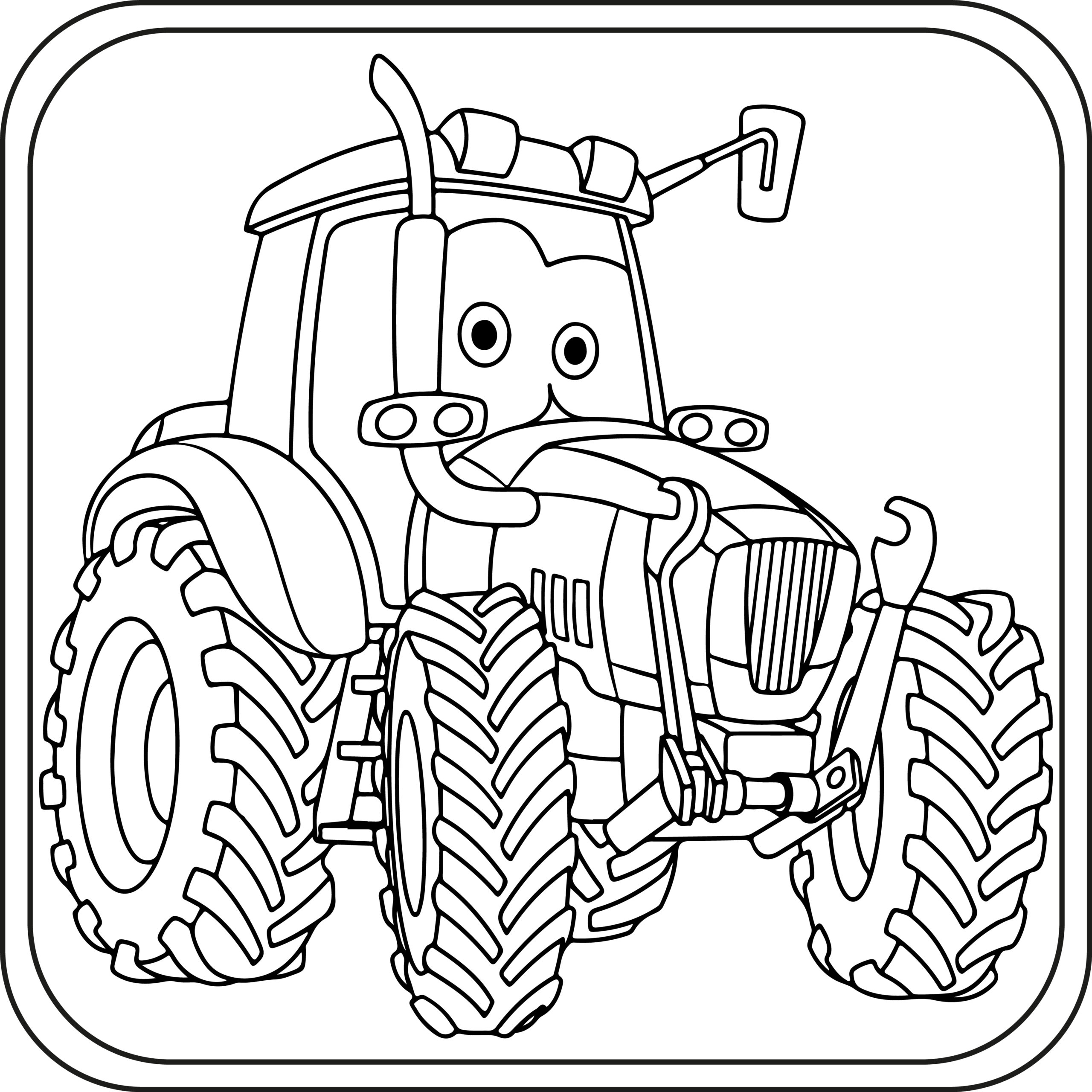 Tractor coloring pages preschool kindergarten first grade made by teachers