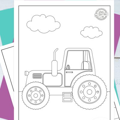 Free printable tractor coloring pages kids activities blog