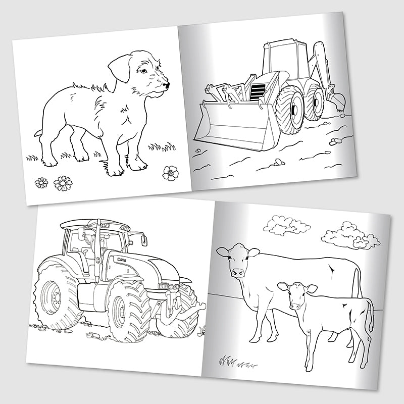 Tractor ted and friends colouring book