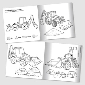 Tractor ted digger colouring book