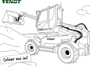Tractor coloring pages