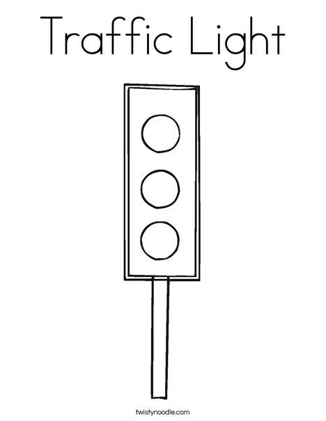 Traffic light coloring page coloring pages traffic light stop light