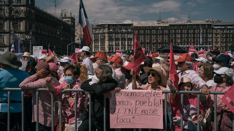 In his fight against democracy mexicos president is a heavy favorite