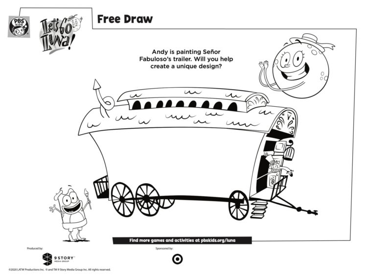 Draw seãor fabulosos trailer kids coloringâ kids for parents