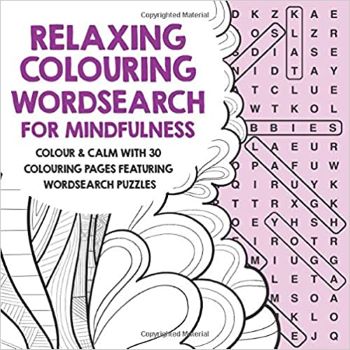 Relaxing louring wordsearch for mindfulness lour calm with louring pages featuring wordsearch puzzles