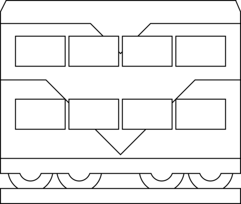 Railway car emoji coloring page free printable coloring pages