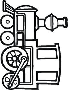 Template train coloring pages coloring pages train template