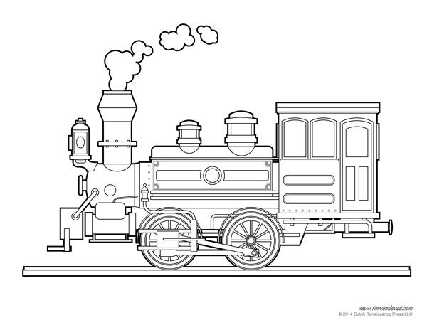 Printable train template free train craft for a train birthday party â tims printables train coloring pages train template train crafts