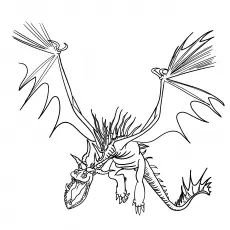 How to train your dragon coloring pages