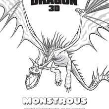 How to train your dragon coloring pages