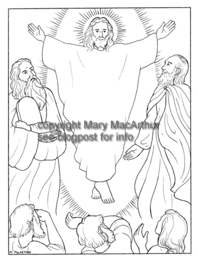 Snowflake clockwork transfiguration coloring page