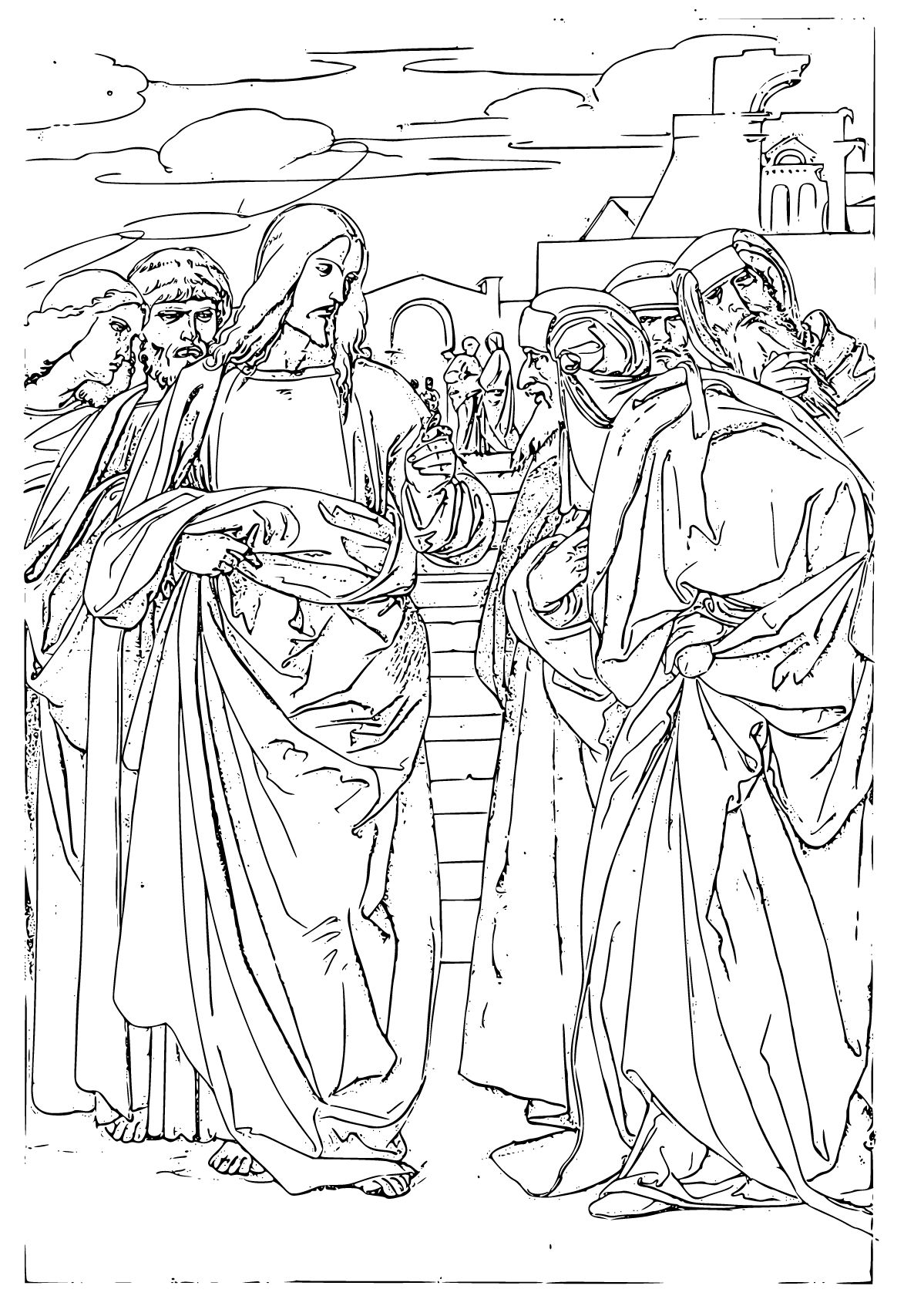 Luminous mysteries coloring pages