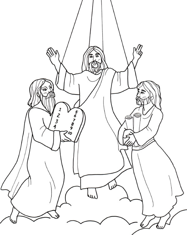 Free jesus transfiguration coloring page download free jesus transfiguration coloring page png images free cliparts on clipart library