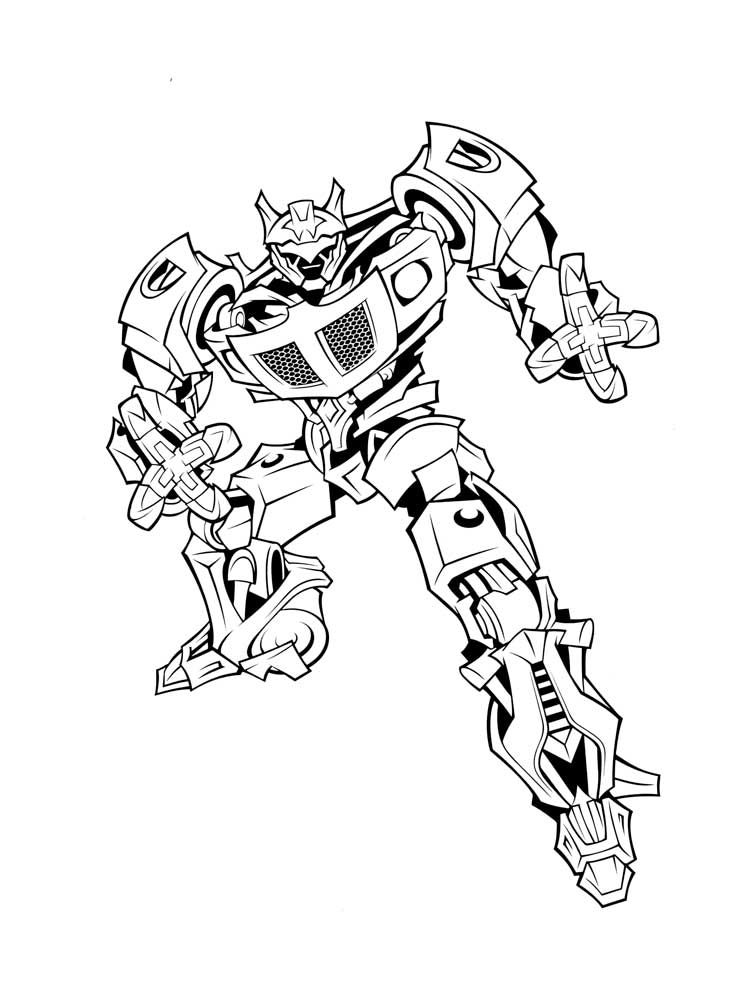 Transporter using his weapon coloring page