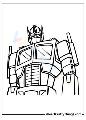 Free collection of transformers coloring pages for kids