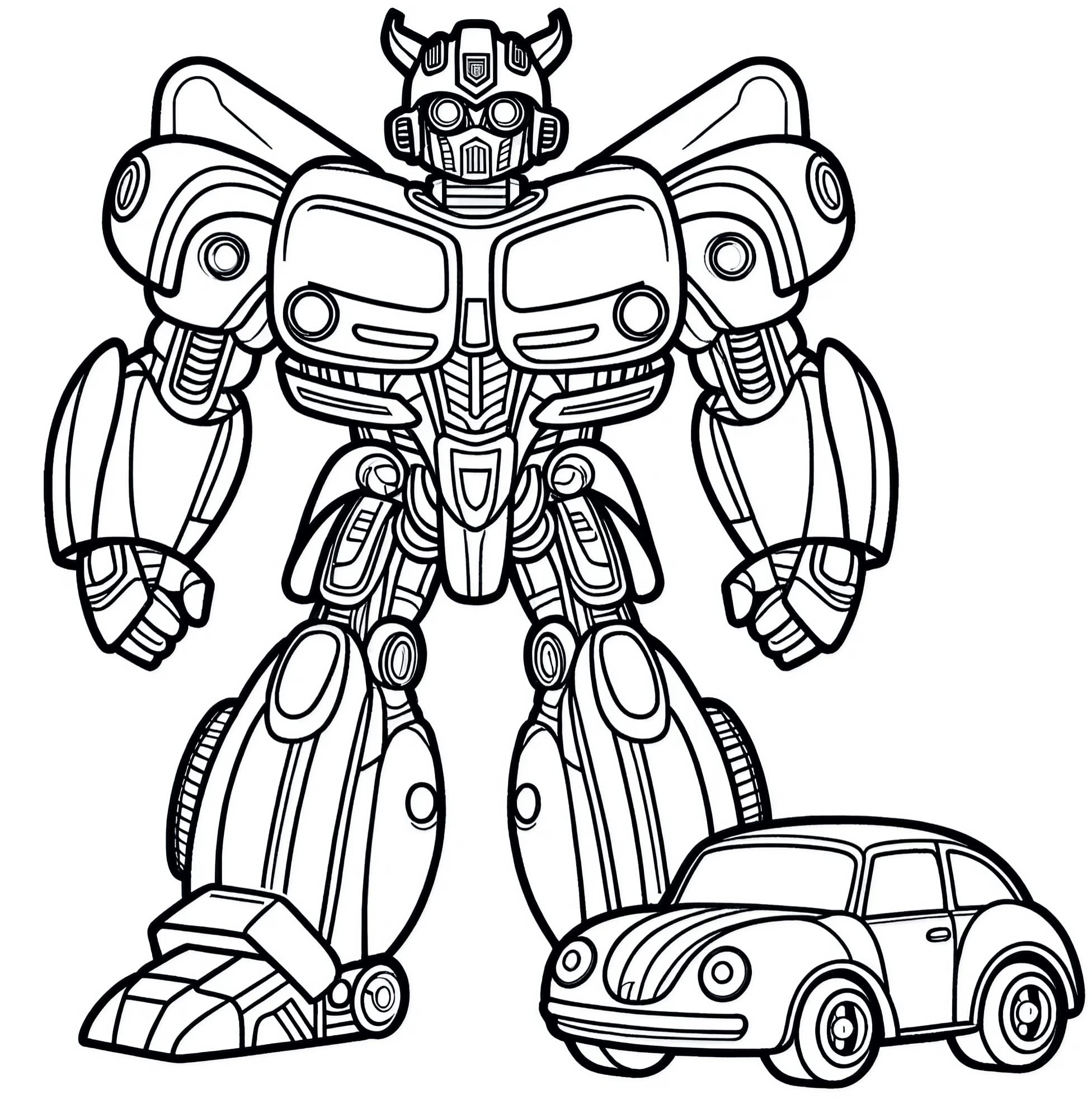 Bumblebee coloring pages for free printable