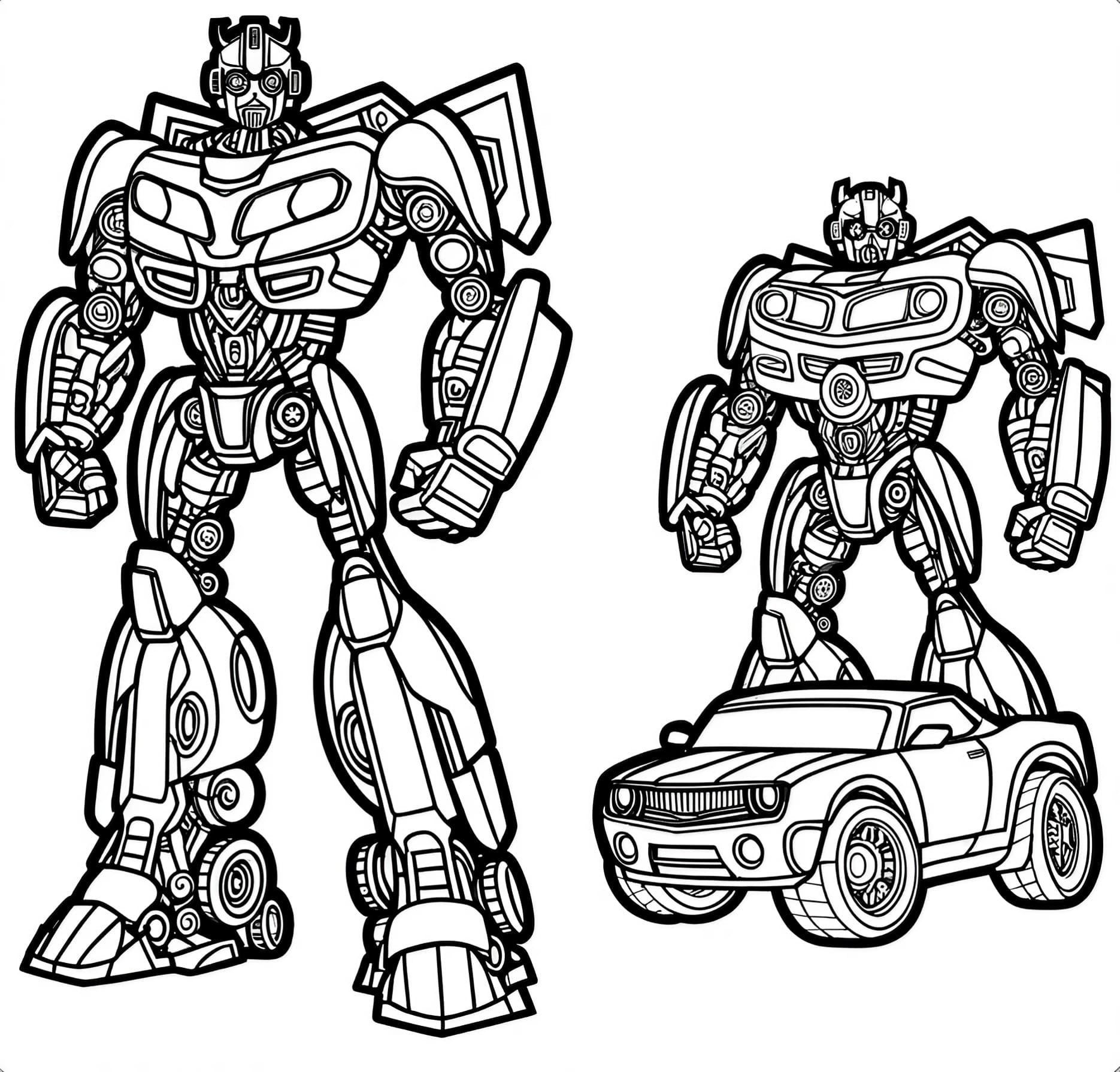 Bumblebee coloring pages for free printable