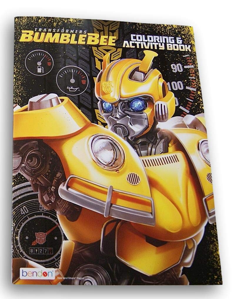 Transformrs bumblebee coloring and activity book