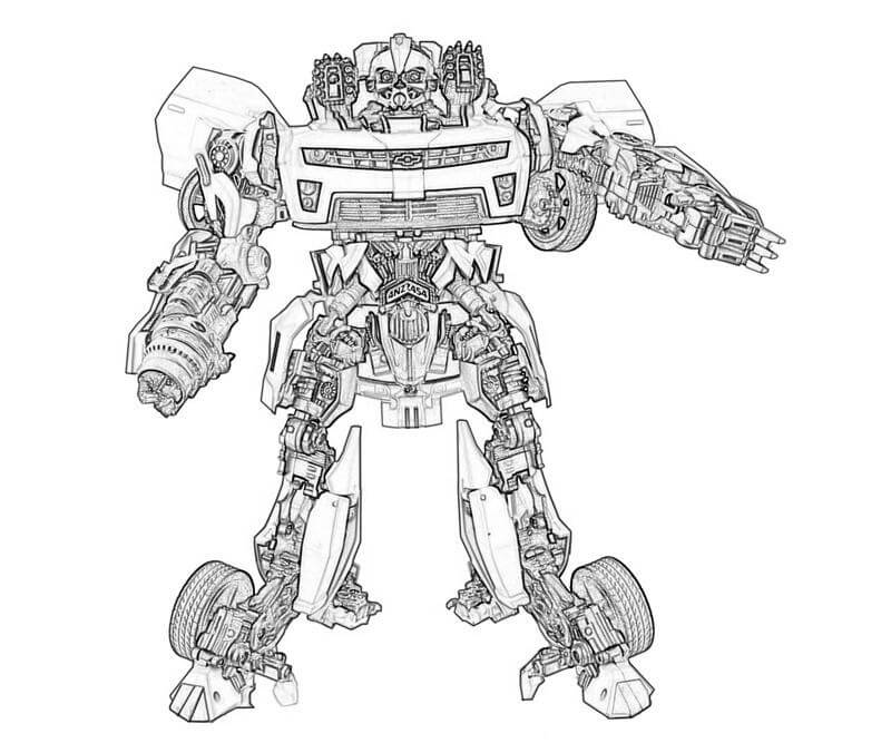 Bumblebee movie fãrbung seite