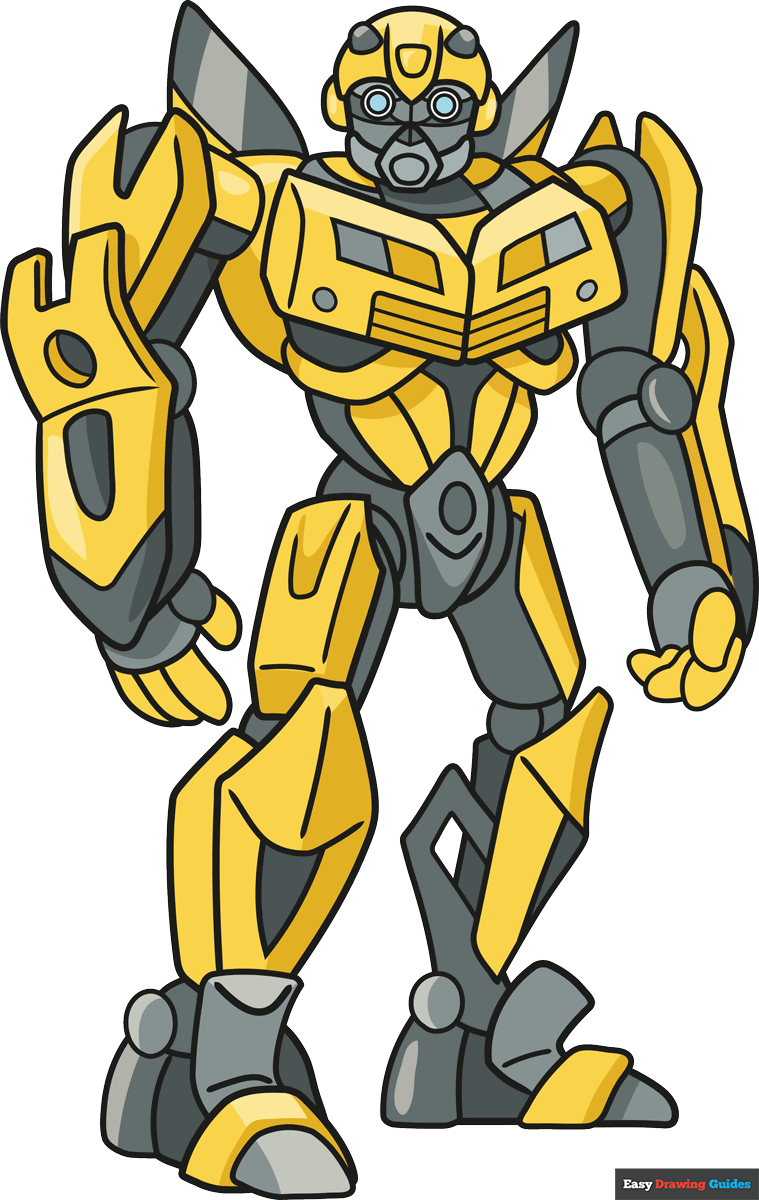 How to draw bumblebee from transformers
