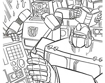 Transformers a message from outer space coloring book pdf digifile