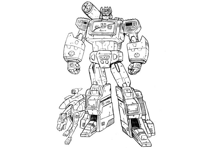 Coloring page transformers superheroes â printable coloring pages