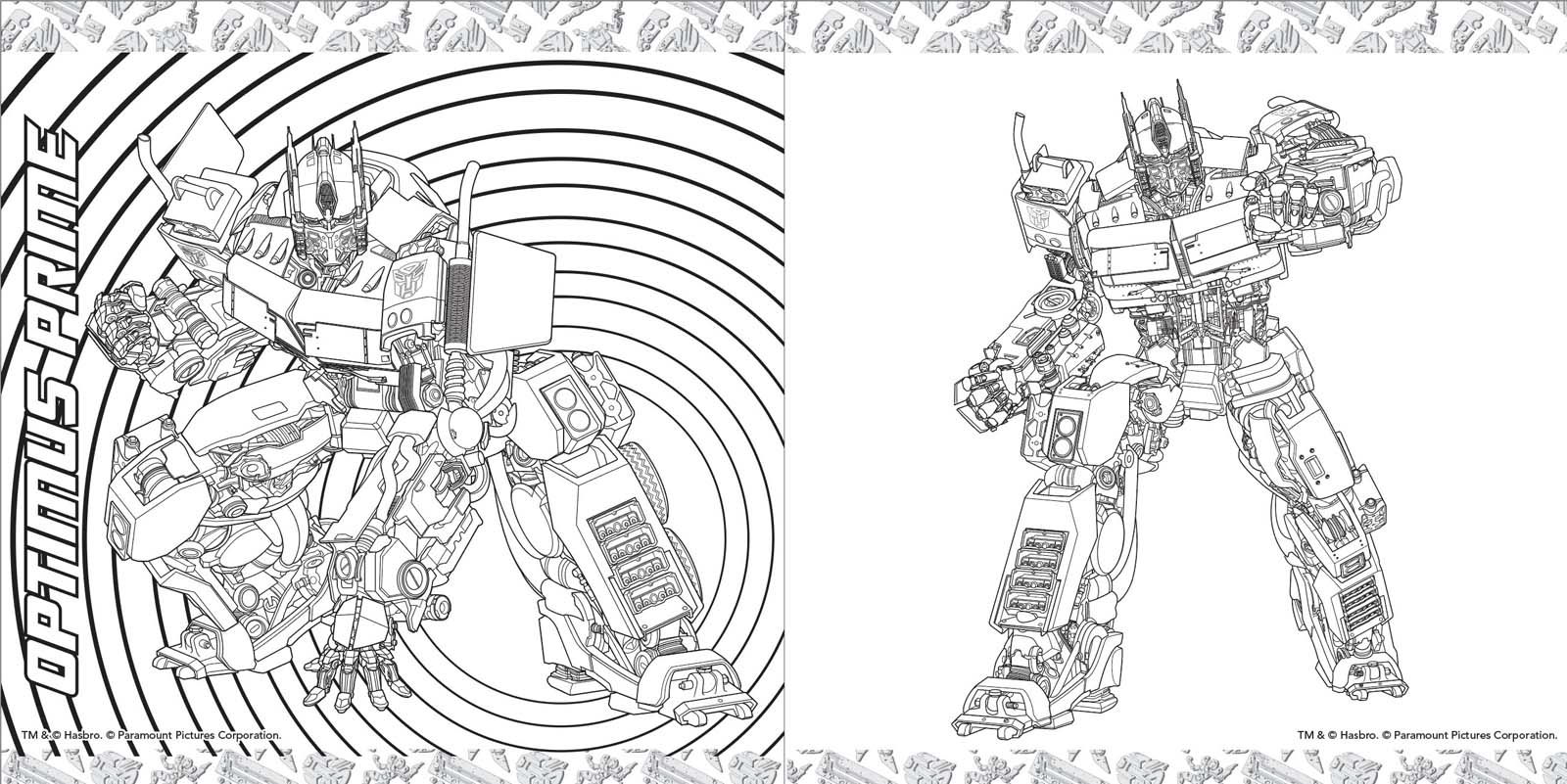 Transformers adult colouring book and jigsaw puzzle hasbro pieces