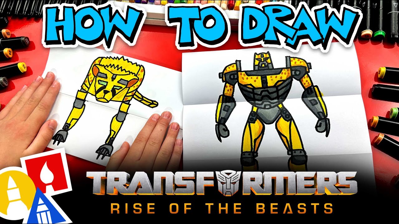 How to draw cheetor fro transforers rise of the beasts ovie