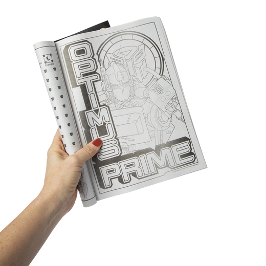 Transformers rise of the beastsâ jumbo coloring book five below let go have fun