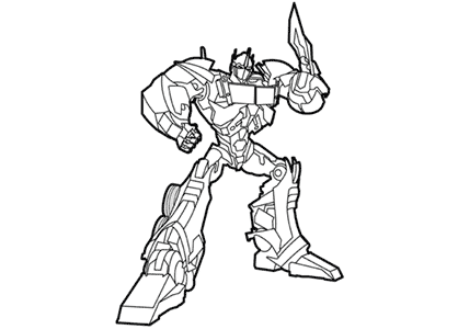 Transformers coloring pages