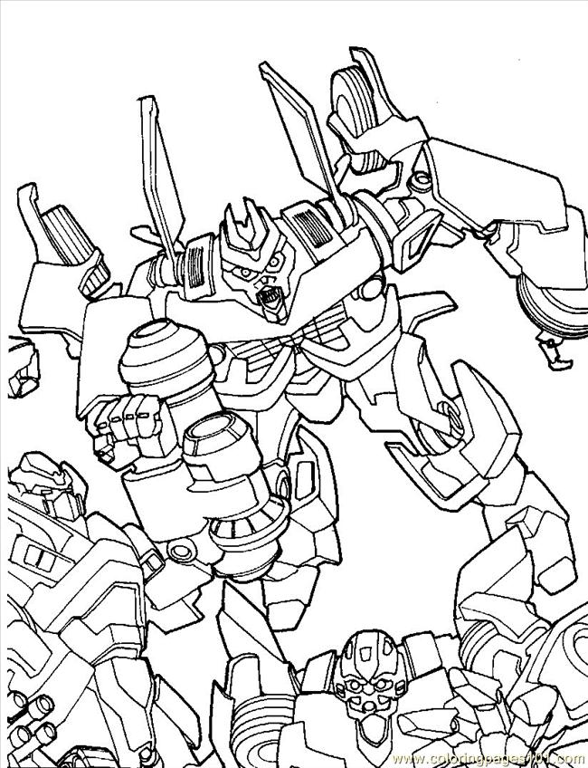 Free printable transformers coloring pages for kids