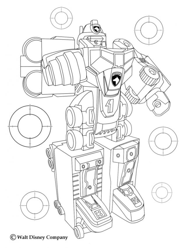 Transformer coloring pages