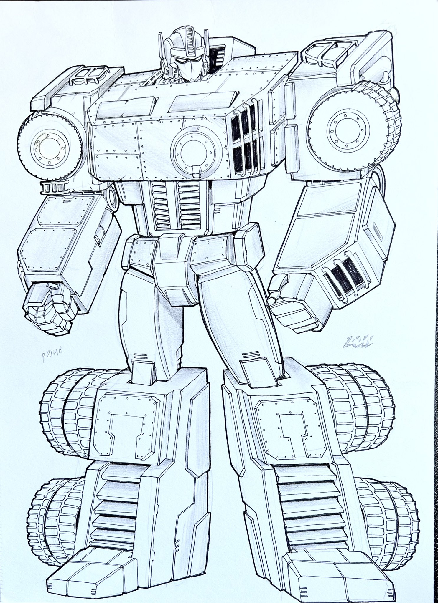 Don allan figueroa on x ww tfvsjoe optimus prime as a dragon wagon i based his transformation on gobots road ranger ð transformers httpstcorklnsqylcq x