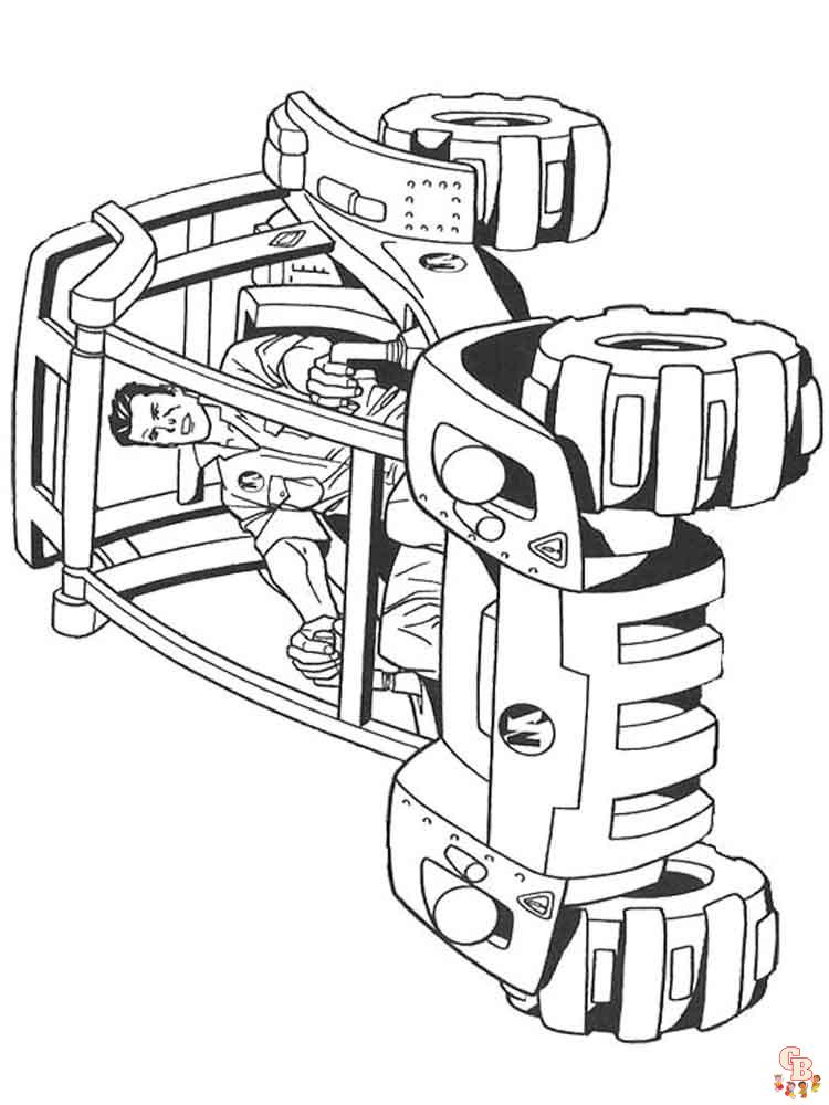 Action man coloring pages