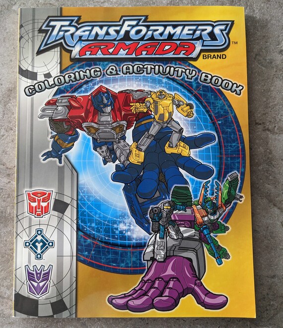 Vintage transformer power rangers coloringactivity books