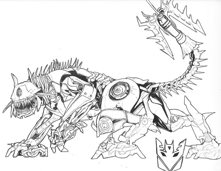 Rotf ravage colors transformers coloring pages super coloring pages batman coloring pages