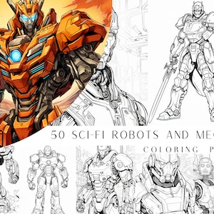 Transformers coloring book