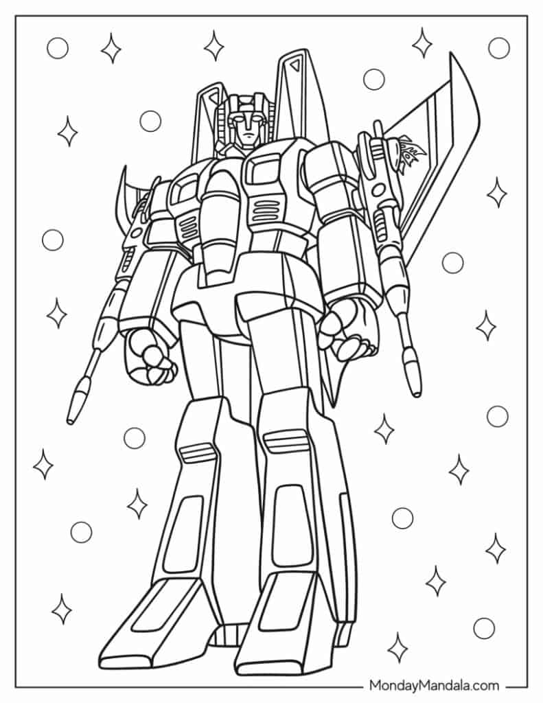 Transformers coloring pages free pdf printables
