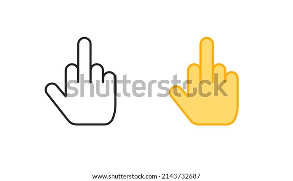 Middle finger emoji images stock photos d objects vectors