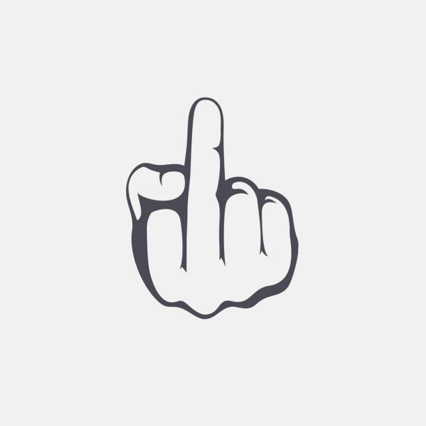 Middle finger stock photos pictures royalty