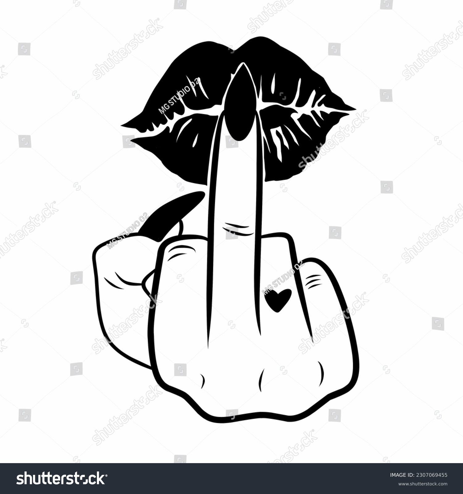 Middle finger drawing images stock photos d objects vectors