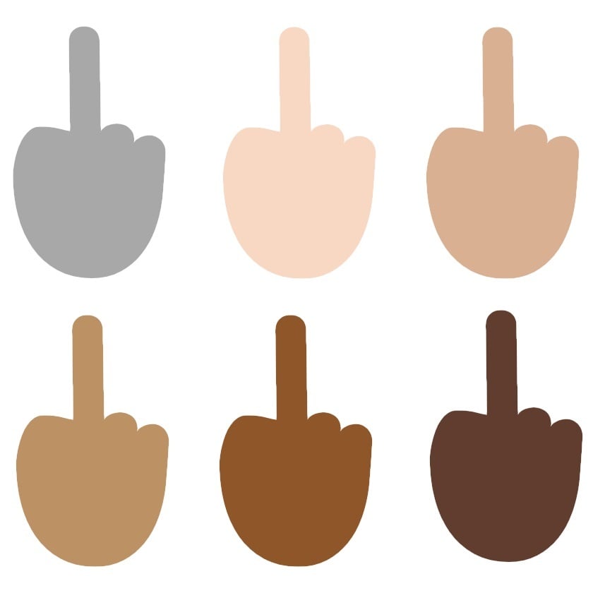 Microsoft first to support middle finger emoji