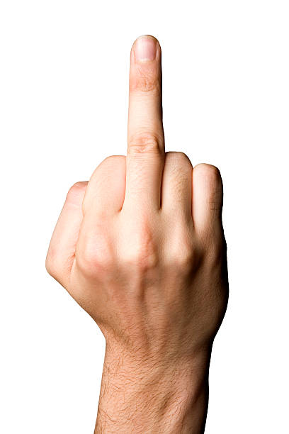 Middle finger stock photos pictures royalty