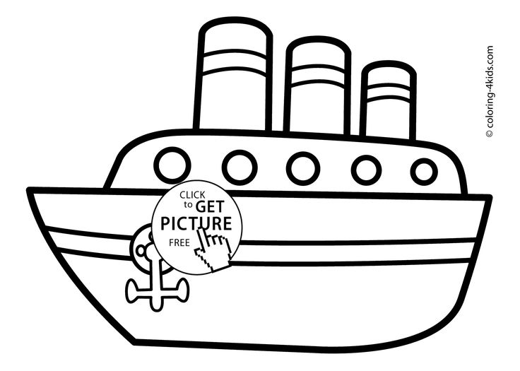 Ship transportation coloring pages steamship for kids printable free coloring pages for kids coloring pages train drawing