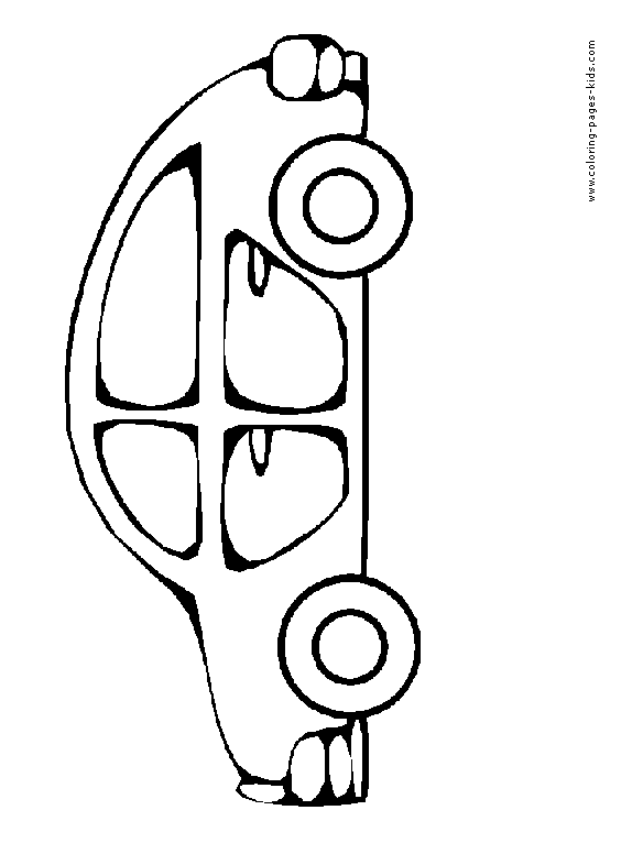 Car coloring page