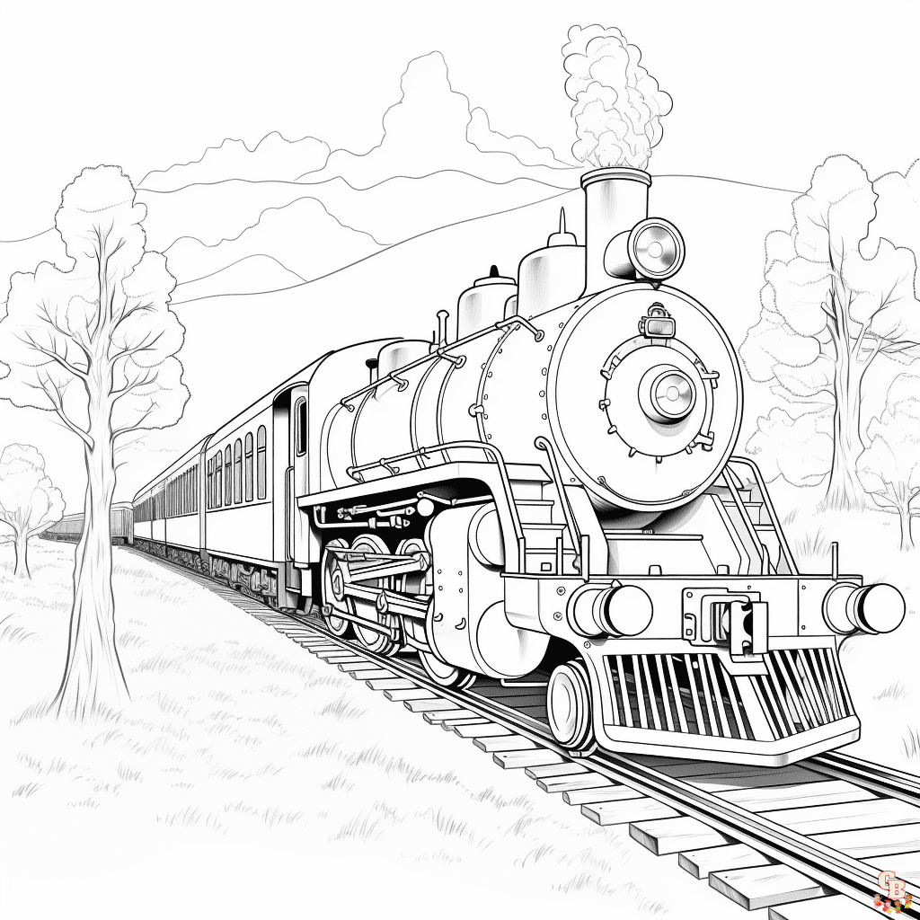 Printable transportation coloring pages free for kids and adults