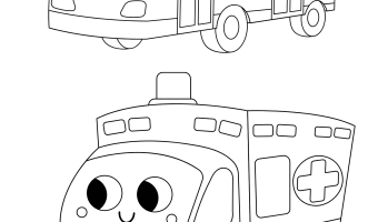Transportation coloring pages two kids and a coupon