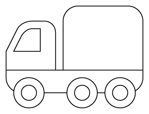 Articulated lorry emoji coloring page free printable coloring pages